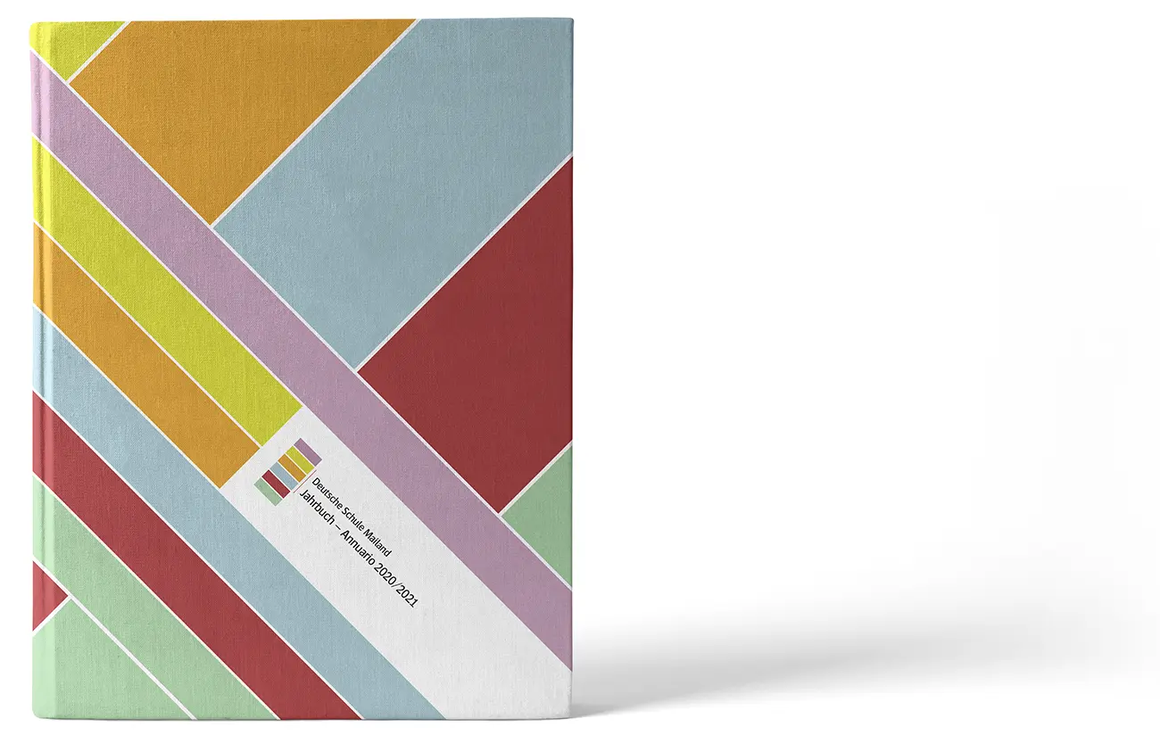 Carrera, impaginazione annuario per scuola tedesca, DSM