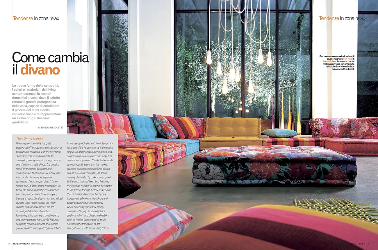 Carrera, impaginazione magazine Arredo e design per Tecniche Nuove