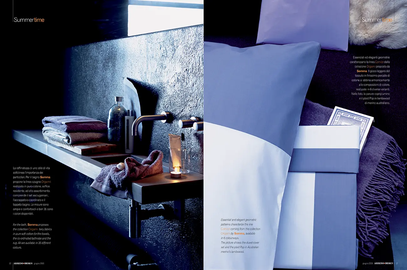 Carrera, impaginazione magazine Arredo e design per Tecniche Nuove