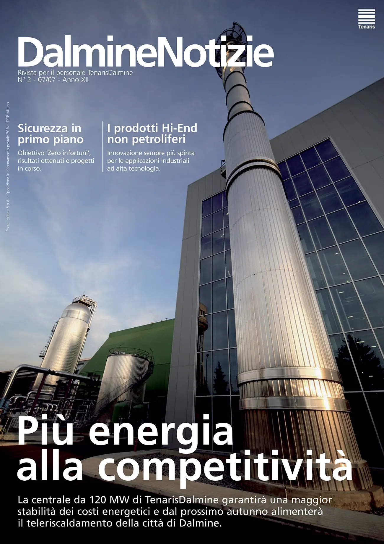 Carrera, impaginazione magazine DalmineNotizie per TenarisDalmine