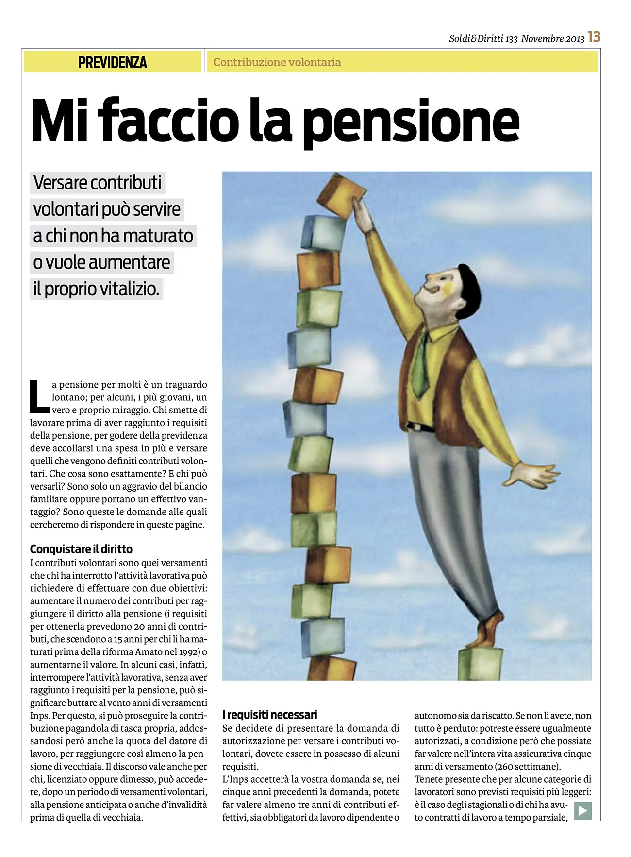 Carrera, impaginazione magazine Soldi&Diritti per Altroconsumo