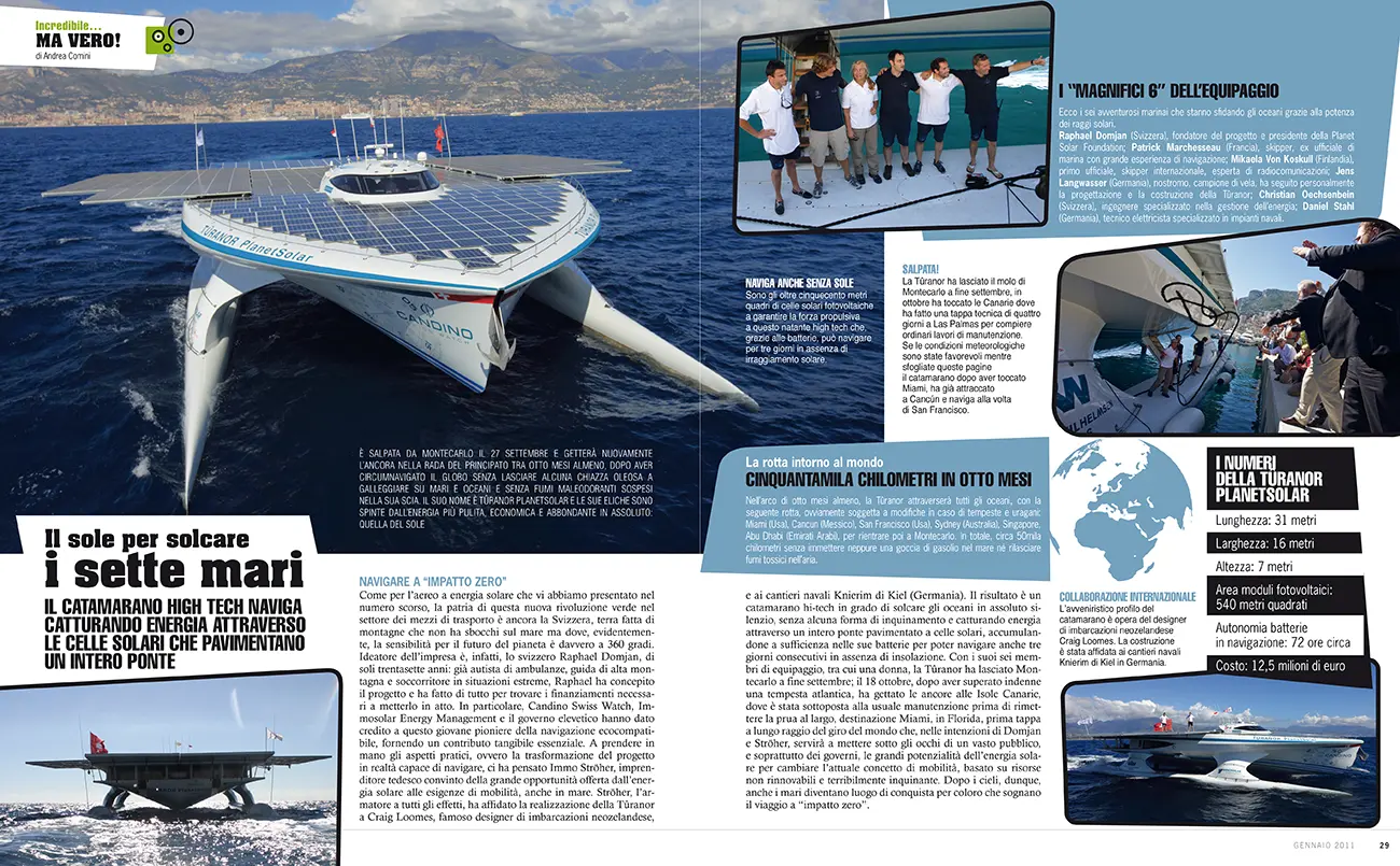 Carrera, impaginazione magazine Energia Solare per Tecniche Nuove