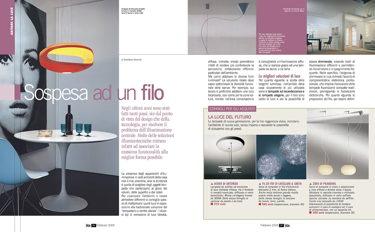 Carrera, impaginazione magazine IXA, idee per abitare, per Tecniche Nuove